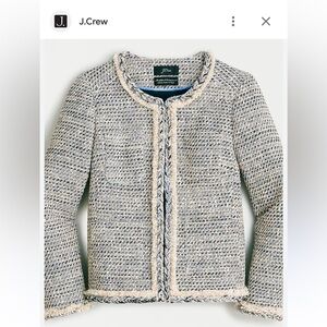 Brand New with Tag J. Crew Tweed Blazer Jacket Size 10